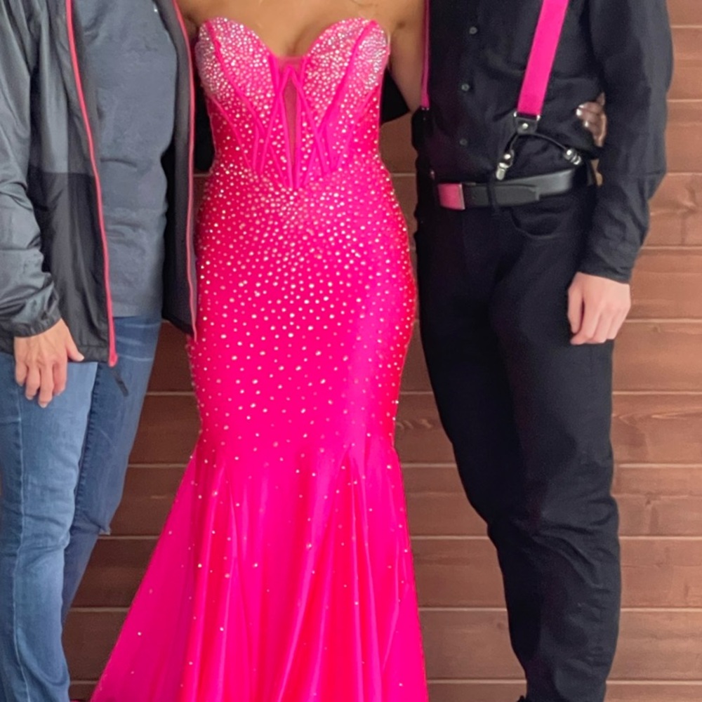Elegant Pink Prom Dress